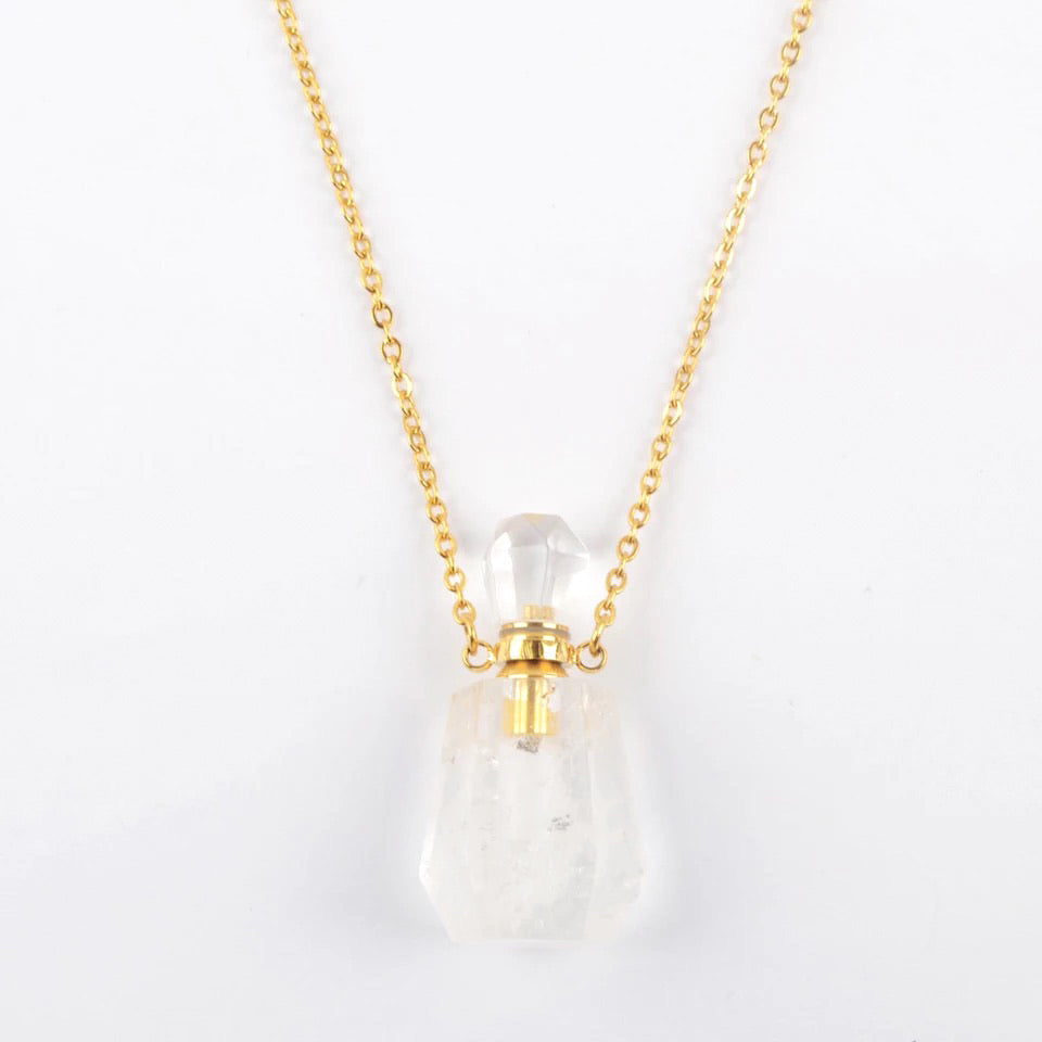 Aroma Gem Necklace - Perfume Bottle